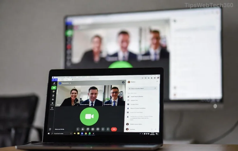Интерфейс проверки звука в Microsoft Teams, отображающий выбор микрофона и динамиков.