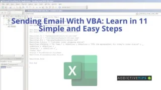 E-Mails mit VBA senden: Lernen Sie in 11 einfachen Schritten