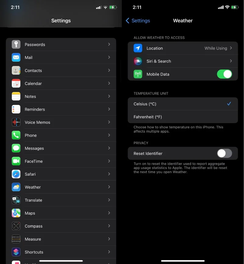 Come risolvere l'app Meteo che non si aggiorna su iPhone