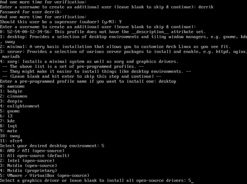 Cum se utilizează Archinstall pe Linux