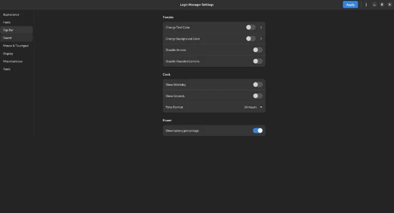 كيفية تعديل شاشة تسجيل الدخول إلى Gnome على نظام Linux
