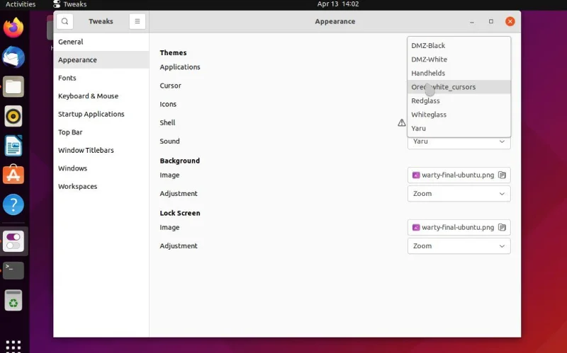 كيفية تغيير مؤشر الماوس على نظام التشغيل Ubuntu Linux