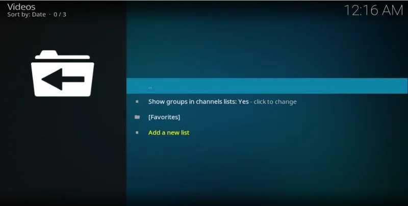 재생 목록 로더 Kodi 애드온: Kodi에서 재생 목록 관리 및 유지