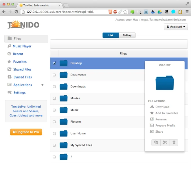 Tonido consente l'accesso remoto ai file e la sincronizzazione cloud su tutte le principali piattaforme [Recensione]
