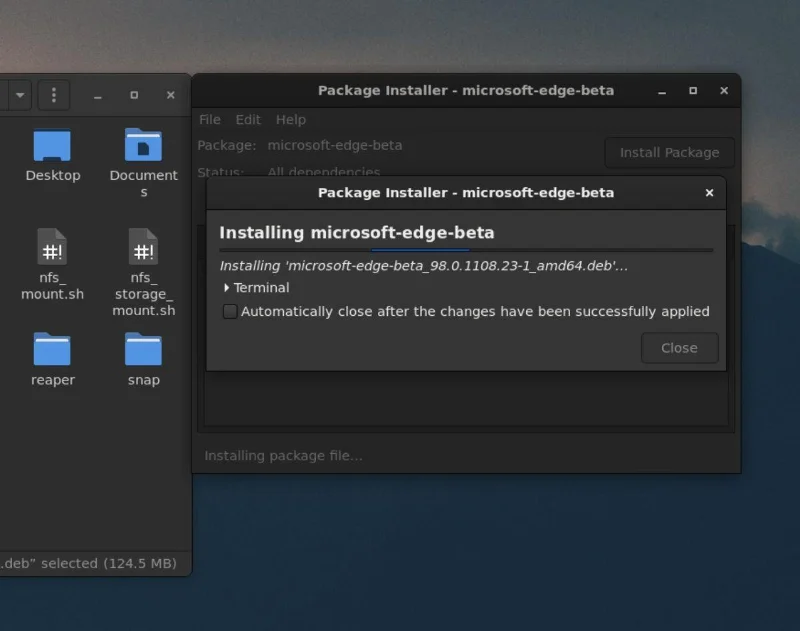 Как установить файл DEB в Linux
