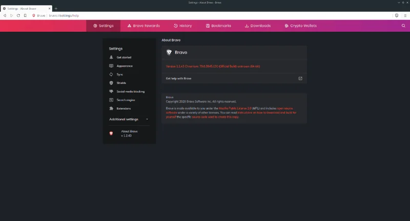 Come installare il browser notturno Brave su Linux