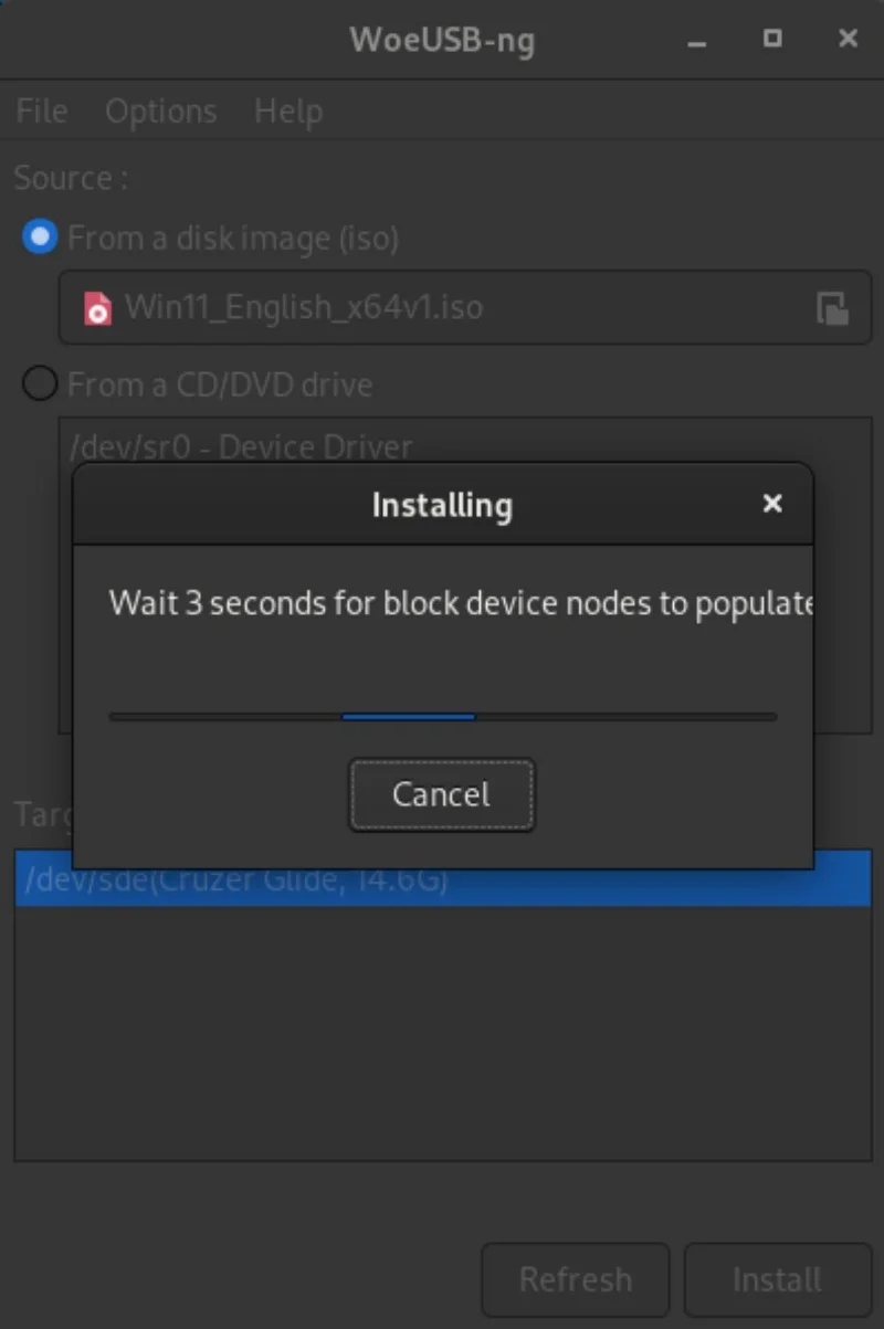 كيفية إنشاء Windows 11 USB قابل للتمهيد على نظام Linux