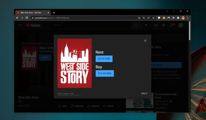 Comment diffuser West Side Story