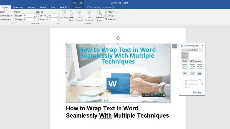 So brechen Sie Text mit mehreren Techniken nahtlos in Word ein