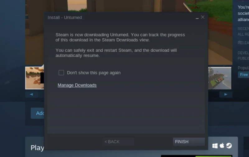 كيف تلعب Unturned على Linux