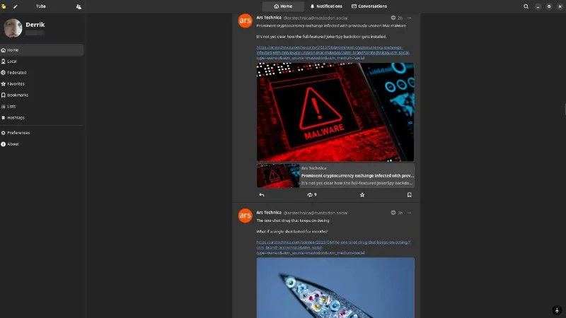 Come pubblicare su Mastodon dal desktop Chrome OS