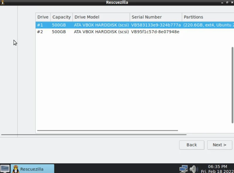 Rescuezilla를 사용하여 Linux 하드 드라이브를 복제하는 방법