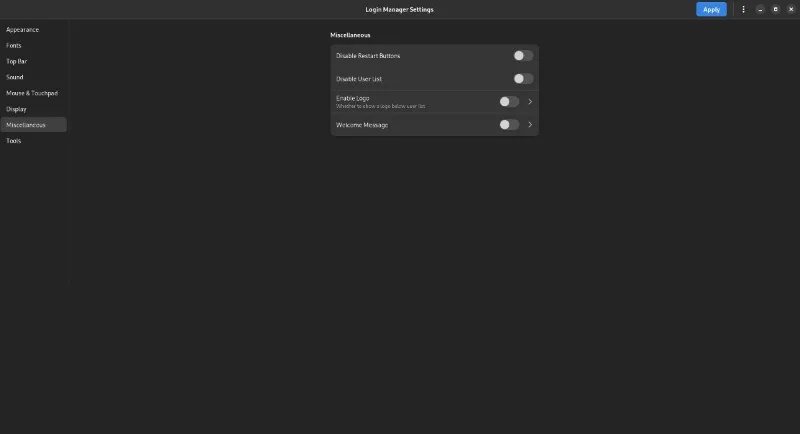 كيفية تعديل شاشة تسجيل الدخول إلى Gnome على نظام Linux