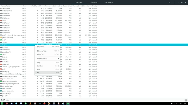 Linux에서 프로세스를 죽이는 방법
