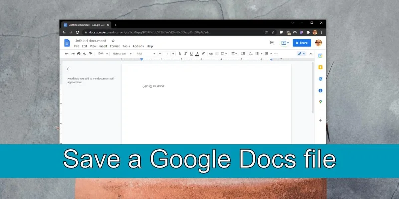 So speichern Sie eine Google Docs-Datei