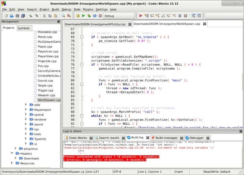 Linux에 Code Blocks IDE를 설치하는 방법