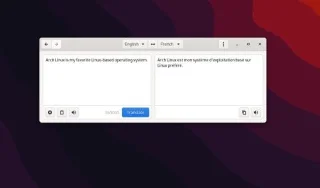 Перевод текста на разные языки на рабочем столе Linux