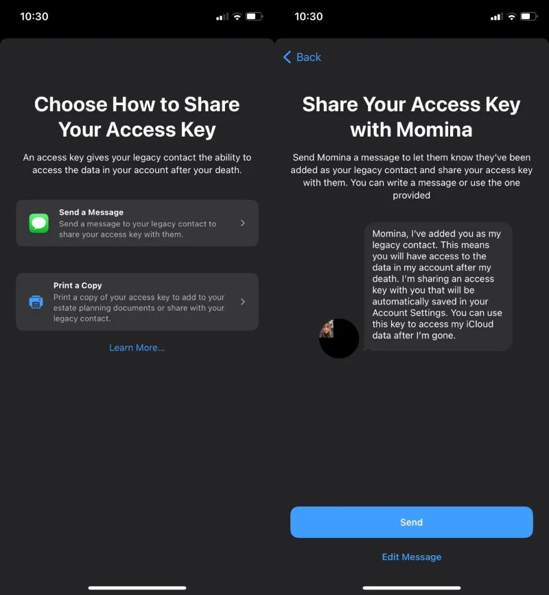 Как создать устаревшие контакты iOS 15