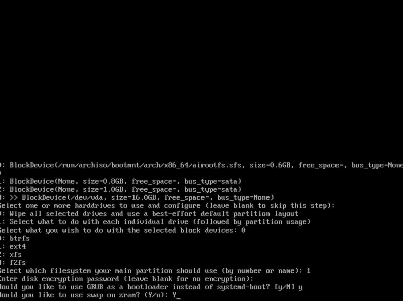 Cum se utilizează Archinstall pe Linux