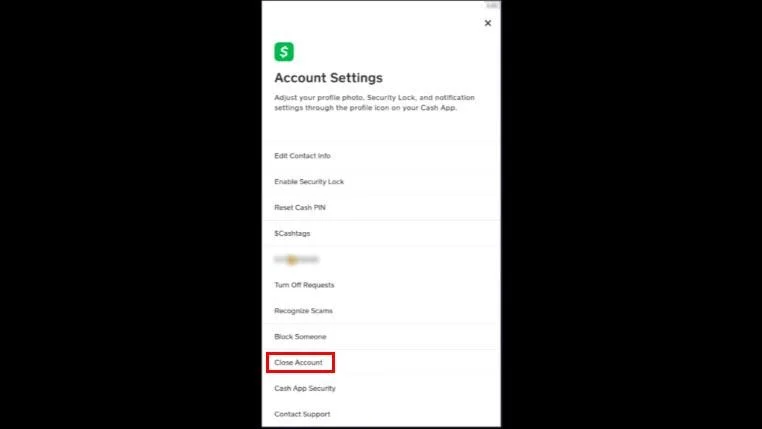 Как удалить учетную запись Cash App с Android, iOS и ПК
