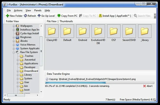 5 потрясающих бесплатных тем Dreamboard для iOS 5