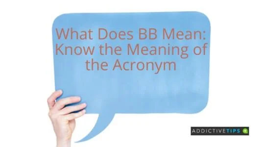 Cosa significa BB: conoscere il significato dell'acronimo
