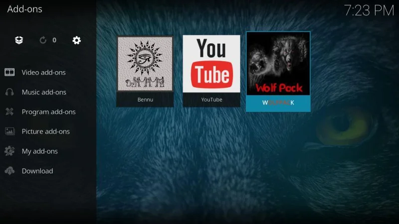 Come installare il componente aggiuntivo Wolfpack Kodi, fonti di lavoro per il 2022