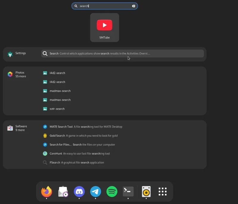 Gnome Shell에서 검색 결과를 사용자 정의하는 방법