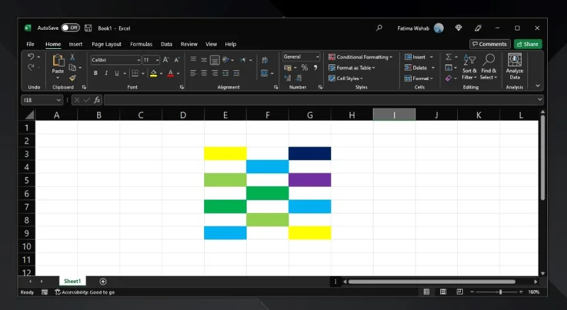 Come contare le celle colorate in Excel