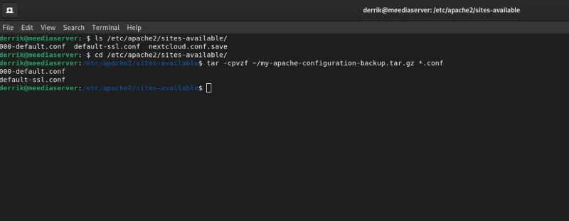 كيفية عمل نسخة احتياطية من موقع الويب الخاص بك واستعادته على نظام Linux