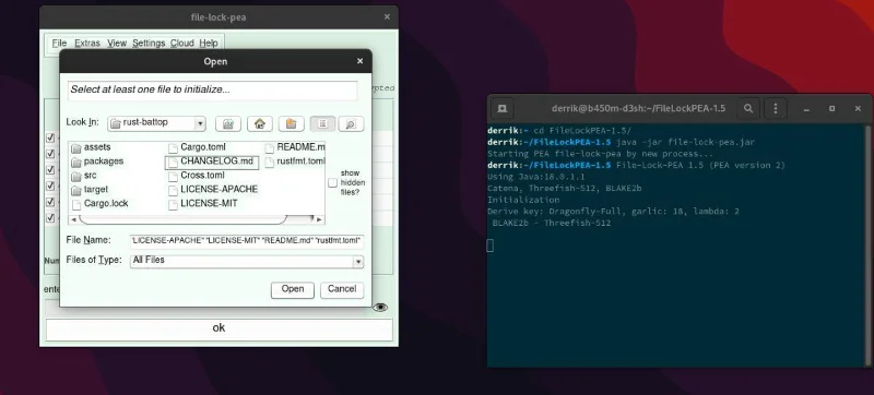 파일 잠금 PEA를 사용하여 Linux에서 파일을 암호화하는 방법