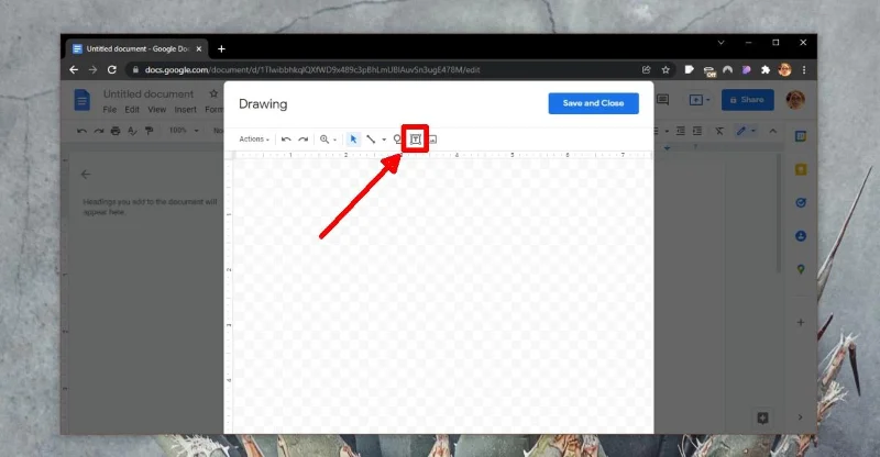 So fügen Sie ein Textfeld in Google Docs ein