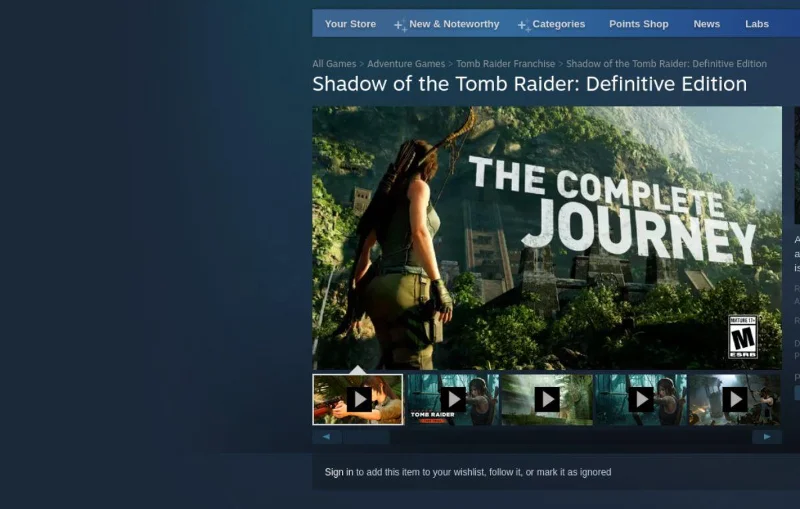 Linux에서 Shadow of the Tomb Raider를 플레이하는 방법
