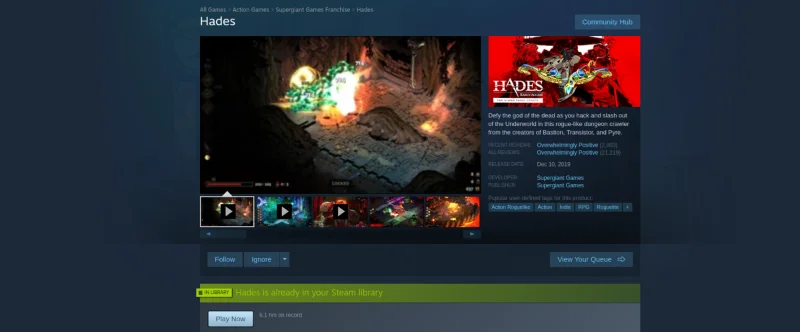 Linux에서 Hades를 재생하는 방법