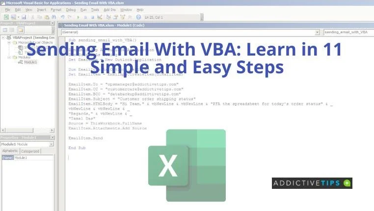 E-Mails mit VBA senden: Lernen Sie in 11 einfachen Schritten