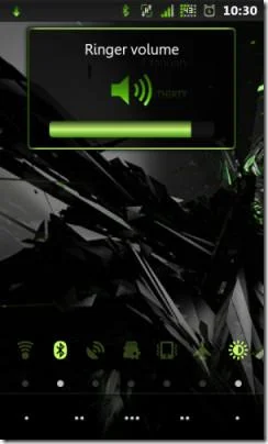 Samsung Galaxy S I9000에 NeonGT Android 테마 설치