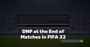 Почему я получаю DNF после каждой сетевой игры в FIFA 22?