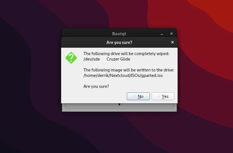Crea facilmente unità avviabili su Linux con BootQT