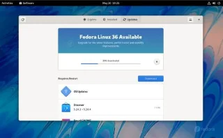 كيفية الترقية إلى Fedora 36