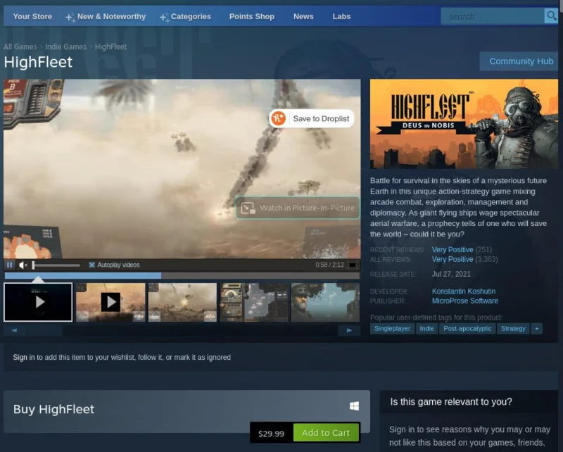 كيف تلعب HighFleet على لينكس