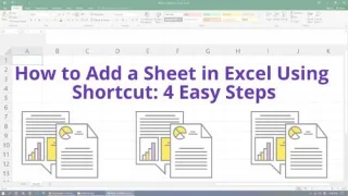 So fügen Sie mithilfe einer Verknüpfung ein Blatt in Excel hinzu: 4 einfache Schritte