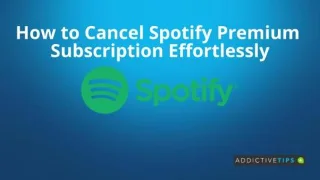 Comment annuler labonnement Spotify Premium sans effort