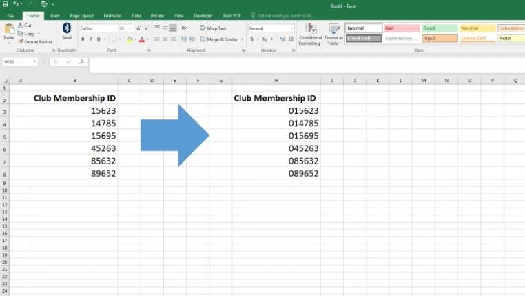 Die 4 besten Möglichkeiten, führende Nullen in Excel hinzuzufügen