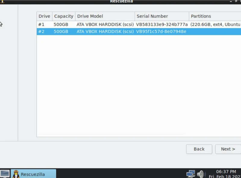 Rescuezilla를 사용하여 Linux 하드 드라이브를 복제하는 방법