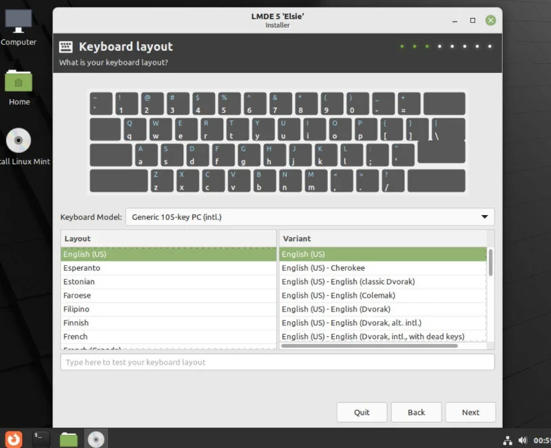كيفية تثبيت Linux Mint Debian الإصدار 5 "Elsie"