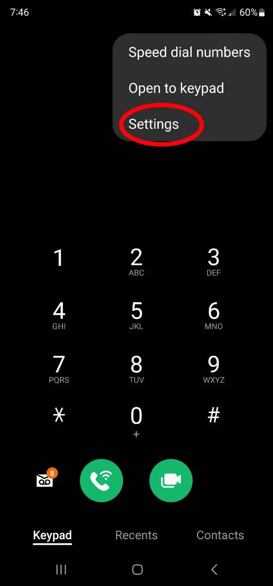 Android 전화에서 번호 차단을 해제하는 방법