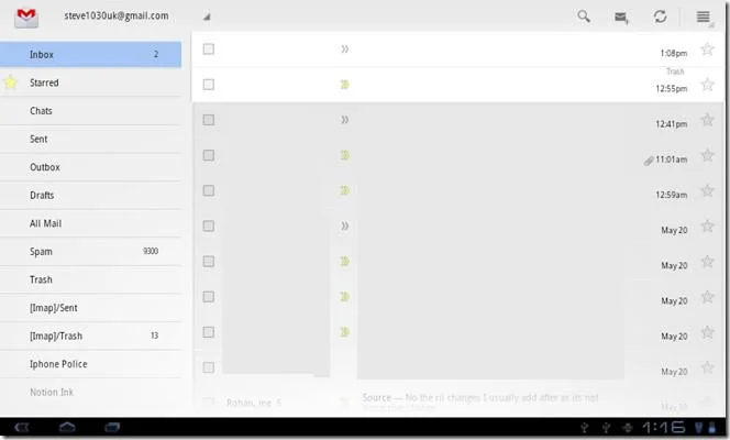 Dell Streak 7에 Android 3.1 Honeycomb ROM 설치[방법]