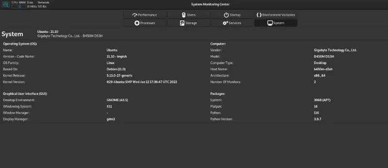 كيفية استخدام مركز مراقبة النظام للحصول على معلومات حول نظام Linux الخاص بك