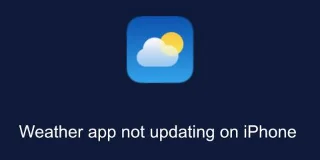 Come risolvere lapp Meteo che non si aggiorna su iPhone