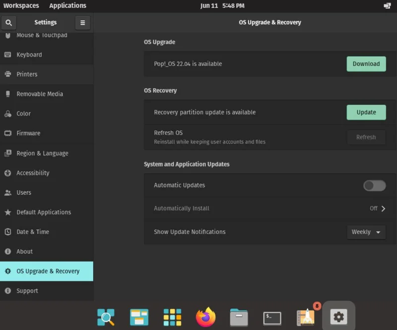 Pop_OS 22.04 download